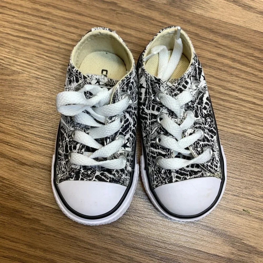 Converse CT AS Street Slip-On White/Black Boys Toddler's‎ Sneakers-Size 5 EU 21